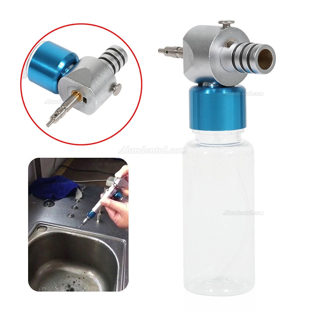Dental Low Speed Handpiece Cleaning Lubrication Cleaner Oiling Press Air Button
